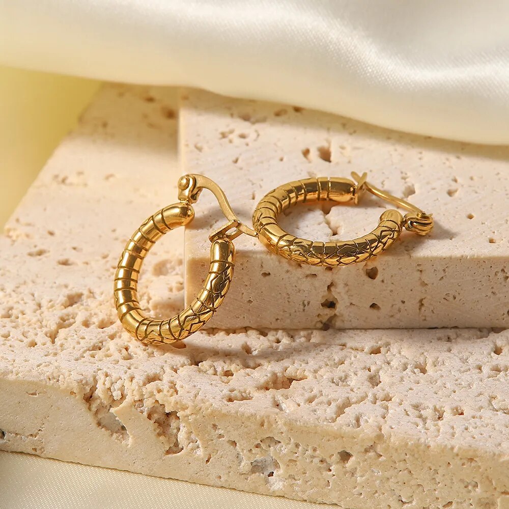 Brinco Argola Puglia (Banhado à Ouro 18K)