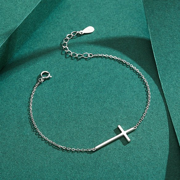 Pulseira Crucifixo (Prata 925)