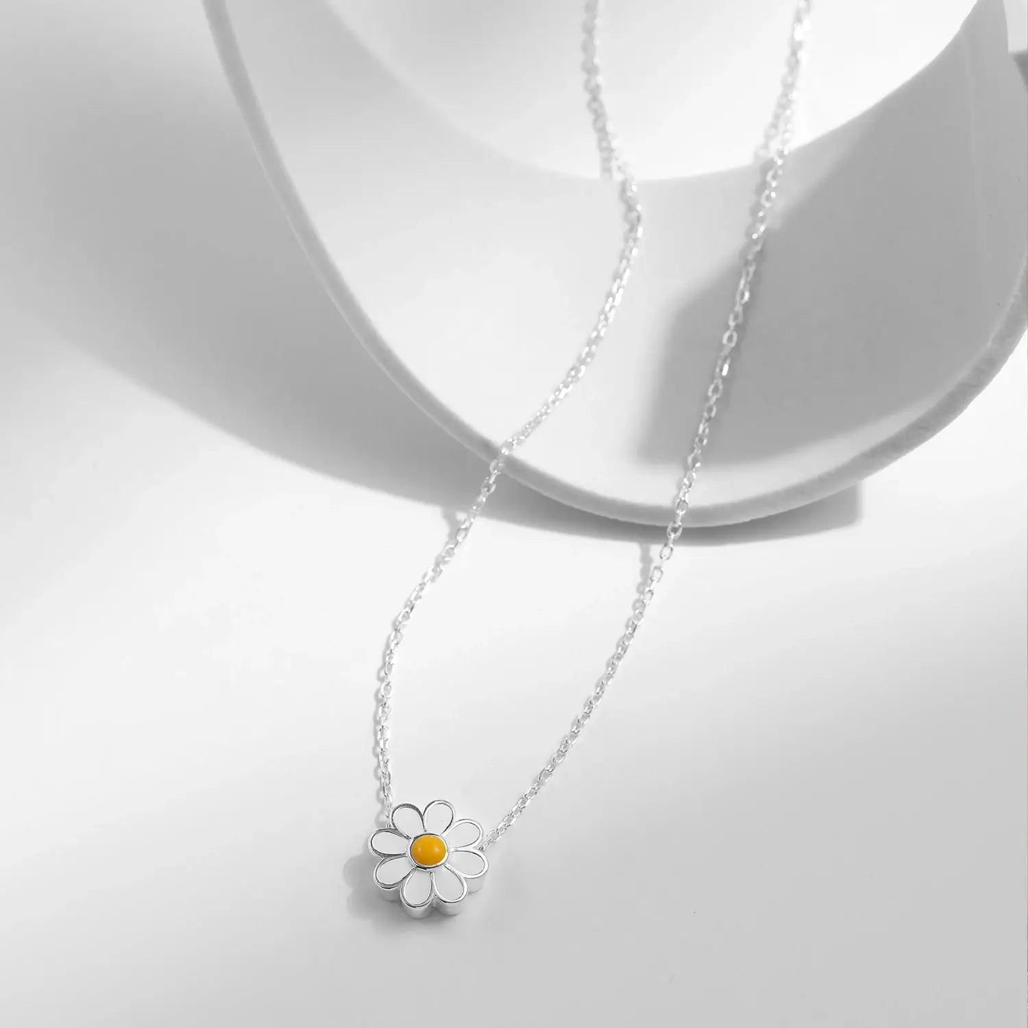 Conjunto Margarida: Colar + Pulseira (Prata 925)