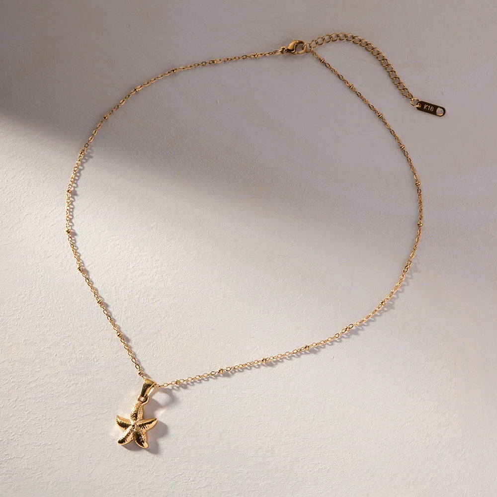 Colar Estrela do Mar (Banhado a Ouro 18K)