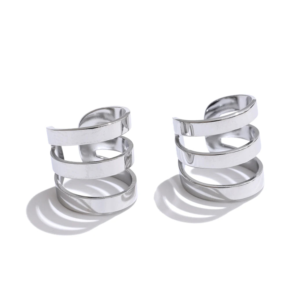 Brinco Earcuff Camille (Banhado a Ouro)