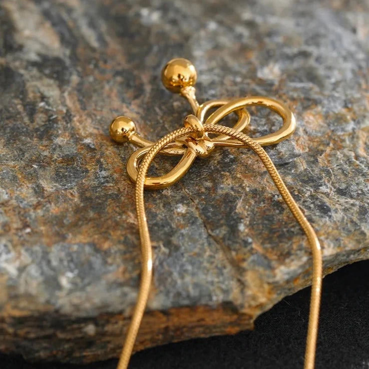 Colar Laço (Banhado a Ouro 18K)