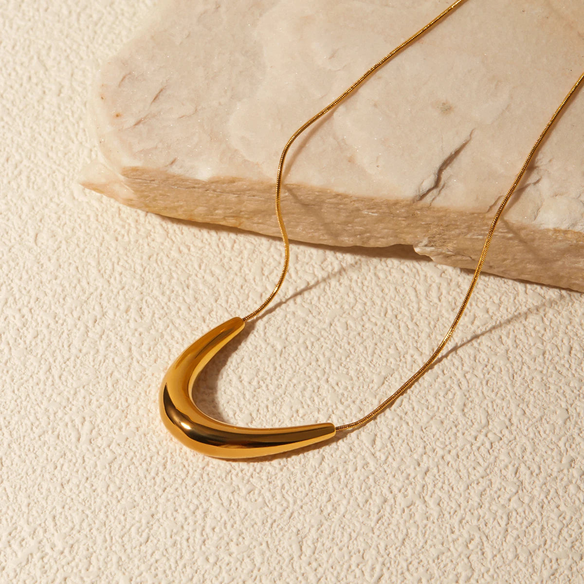 Colar Smile Choker Rabo de Rato (Banhado a Ouro 18K)