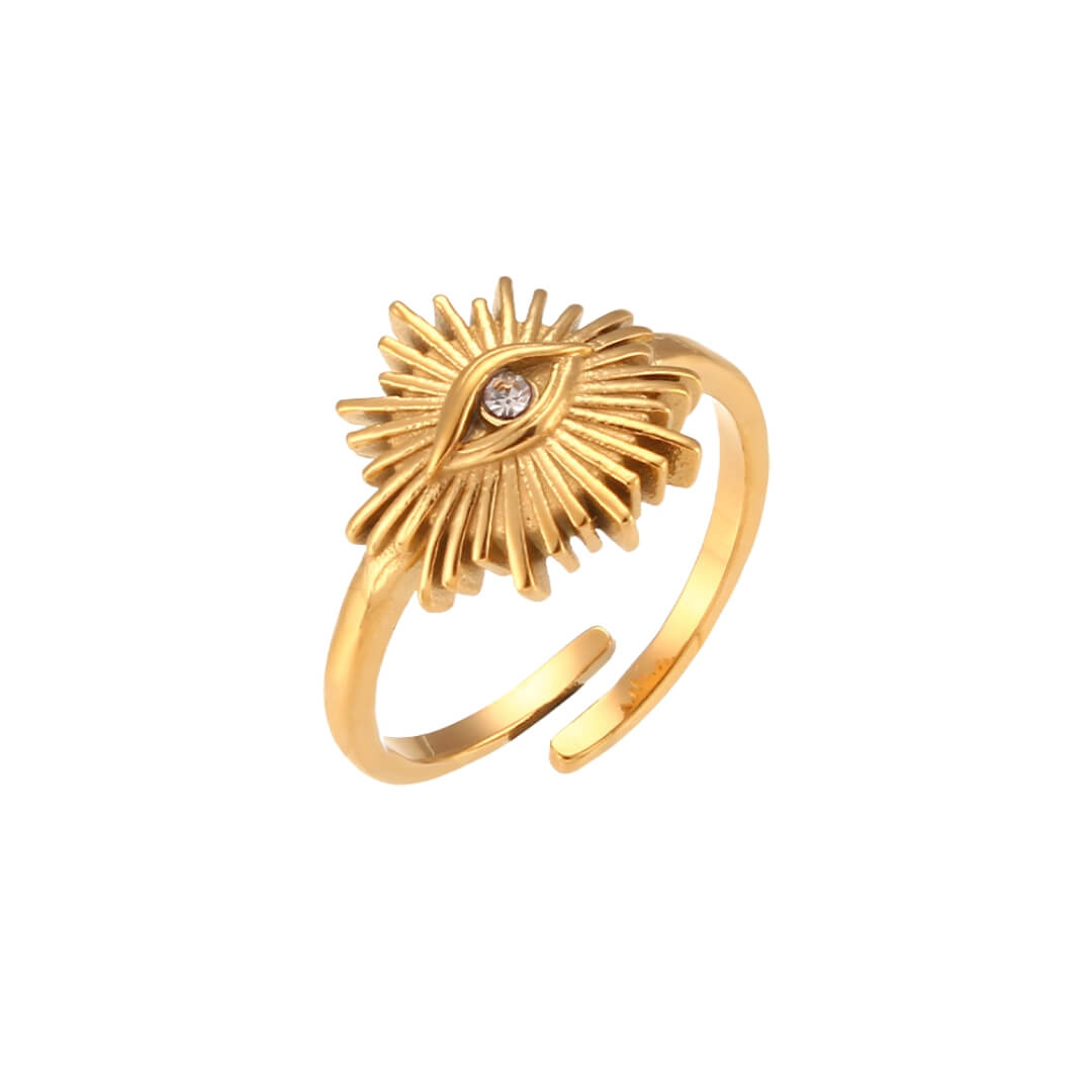 Anel Occhio (Banhado a Ouro 18k)