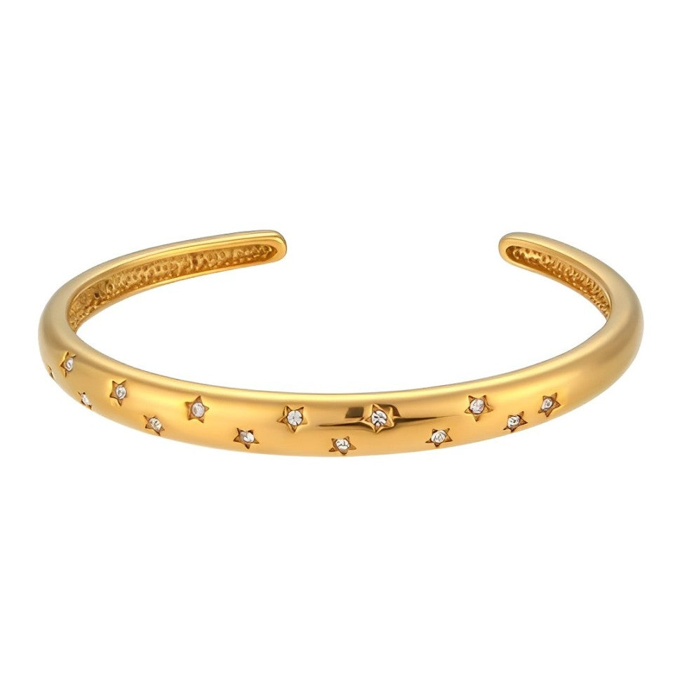 Bracelete Stella Zircônia (Banhado a Ouro 18K)
