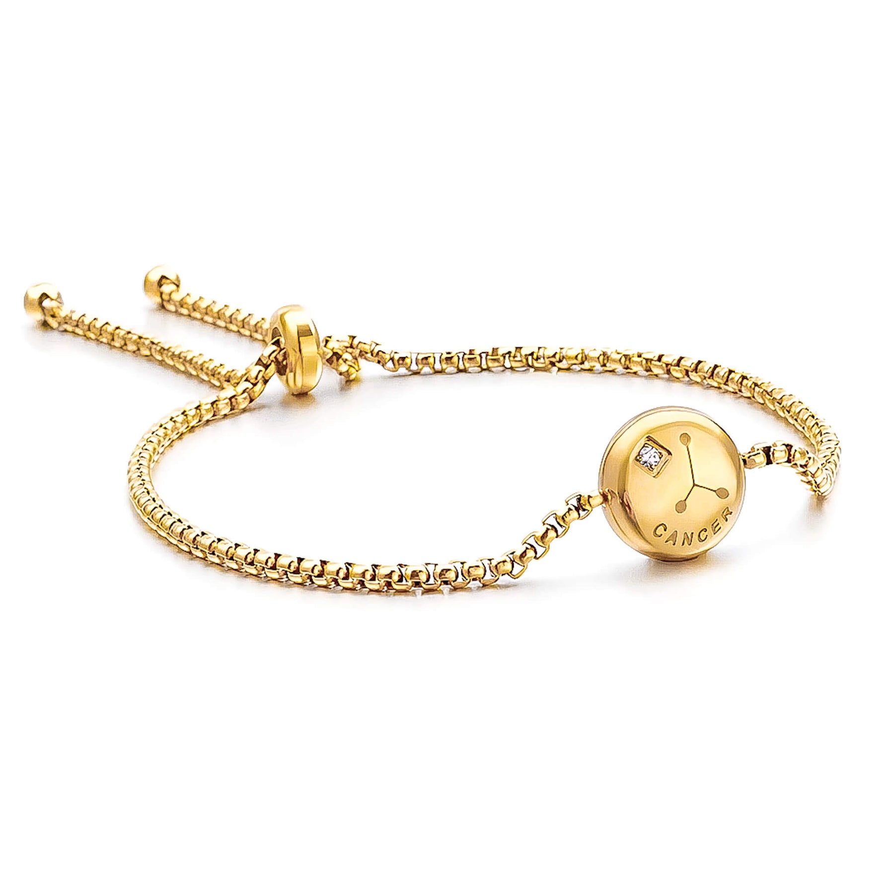 Pulseira Zodíaco (Banhado a Ouro)