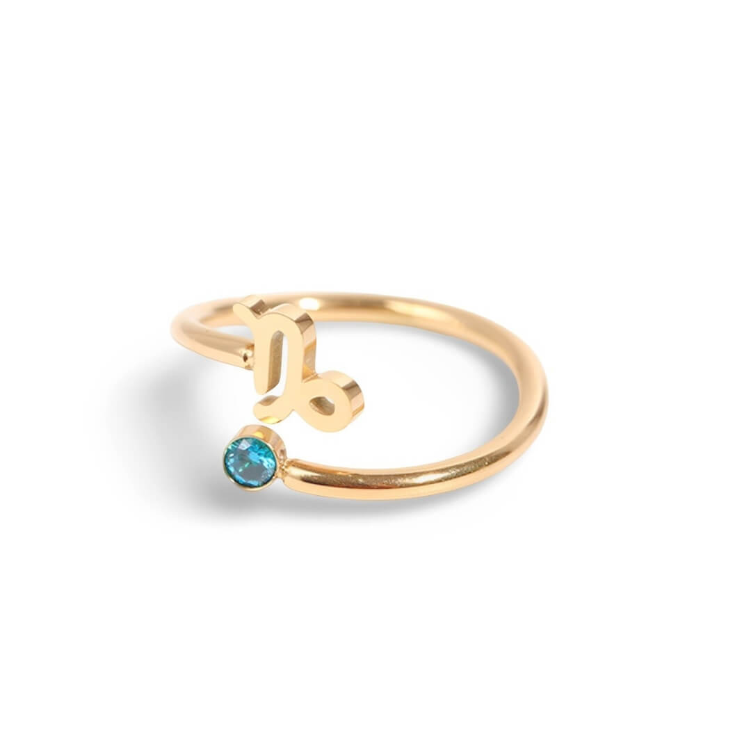 Anel Zodíaco (Banhado à Ouro 18K)