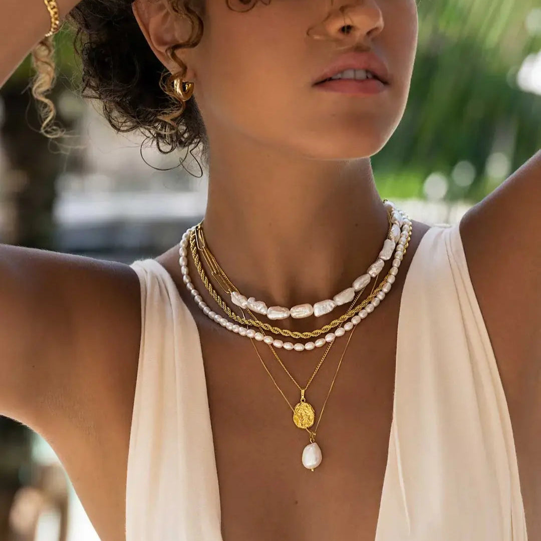Colar Corda Baiana (Banhado a Ouro 18K)