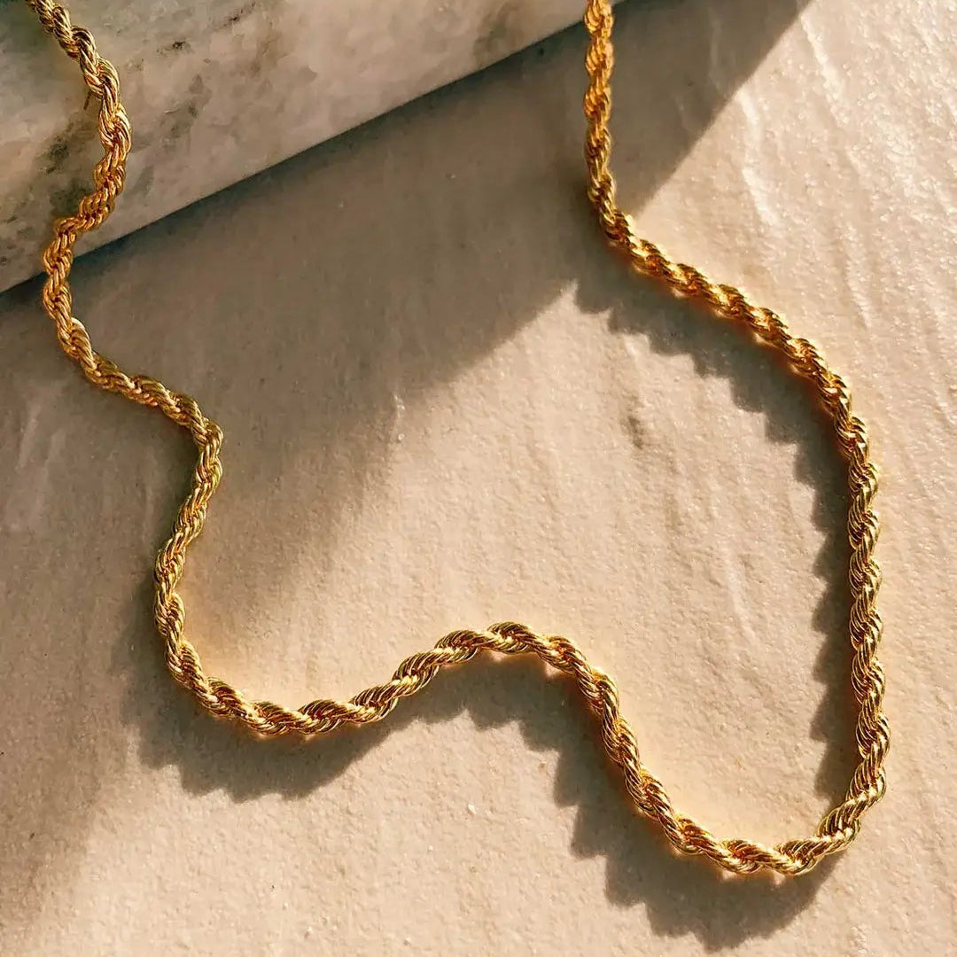Colar Corda Baiana (Banhado a Ouro 18K)