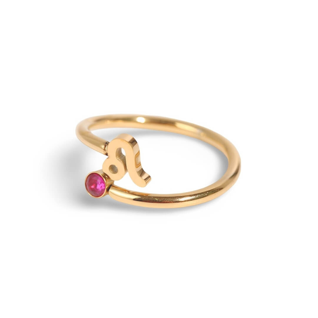 Anel Zodíaco (Banhado à Ouro 18K)