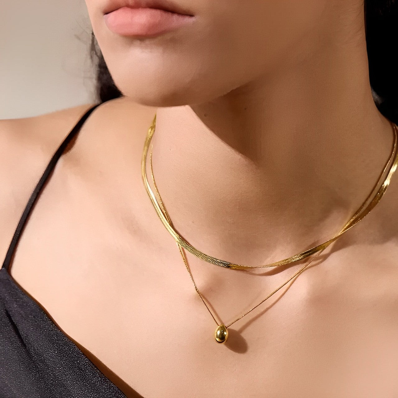 Mix Colar Goccia (Banhado a Ouro 18K)