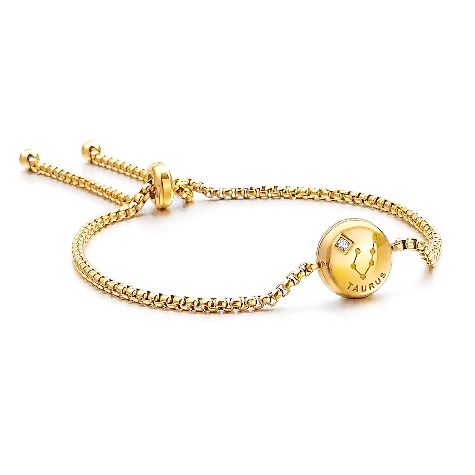 Pulseira Zodíaco (Banhado a Ouro)