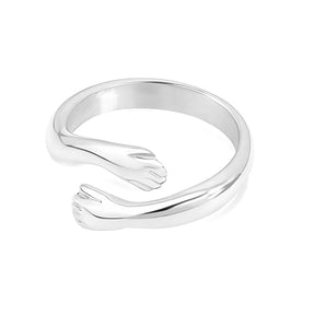 Anel Abraço (Banhado a Ouro 18K)