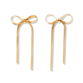 Brinco Laço Céline (Banhado a Ouro)