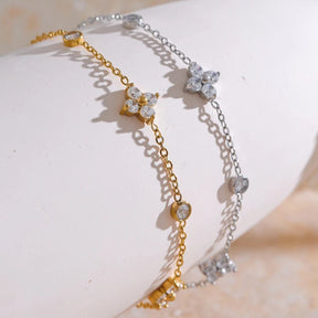 Pulseira Constelação com Zircônias (Banhado a Ouro)