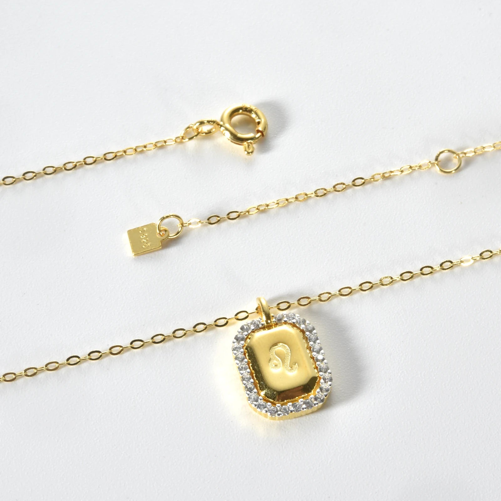 Colar 12 Signos do Zodíaco Zircônia (Banhado a Ouro 18K)