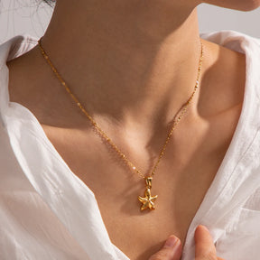 Colar Estrela do Mar (Banhado a Ouro 18K)
