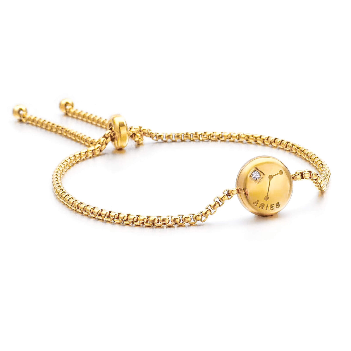 Pulseira Zodíaco (Banhado a Ouro)