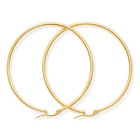 Brinco Argola Clássica (Banhado a Ouro)