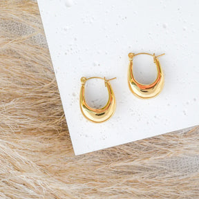 Brinco Argola Canoa (Banhado a Ouro)