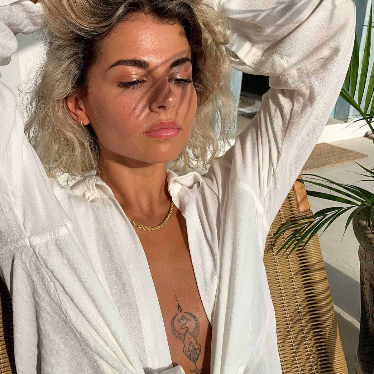 Colar Corda Baiana (Banhado a Ouro 18K)