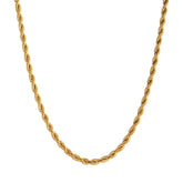 Colar Corda Baiana (Banhado a Ouro 18K)