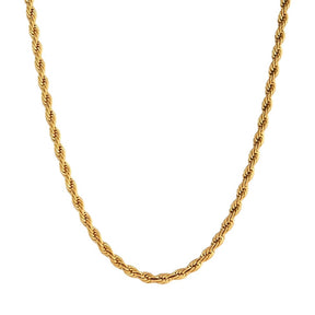 Colar Corda Baiana (Banhado a Ouro 18K)