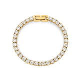 Pulseira Riviera com Zircônia Brilhante (Banhado a Ouro)