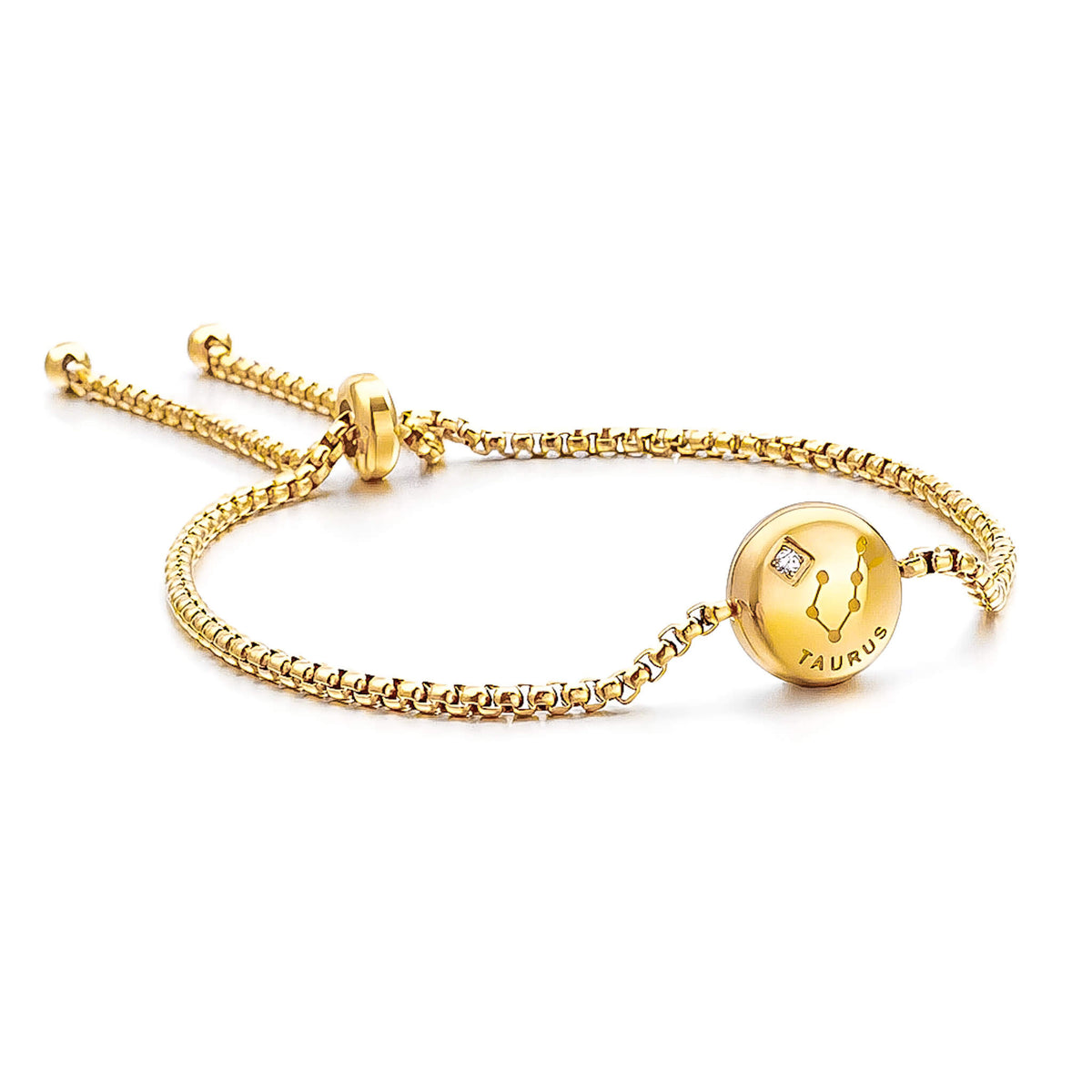 Pulseira Zodíaco (Banhado a Ouro)